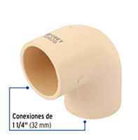 Codo 90° CPVC 1-1/4' - CPVC-564 / 48926 Codo 90° CPVC 1-1/4' - CPVC-564 / 48926