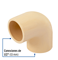 Codo 90° de CPVC, 1/2' - CPVC-561 / 45082 Codo 90° de CPVC, 1/2' - CPVC-561 / 45082