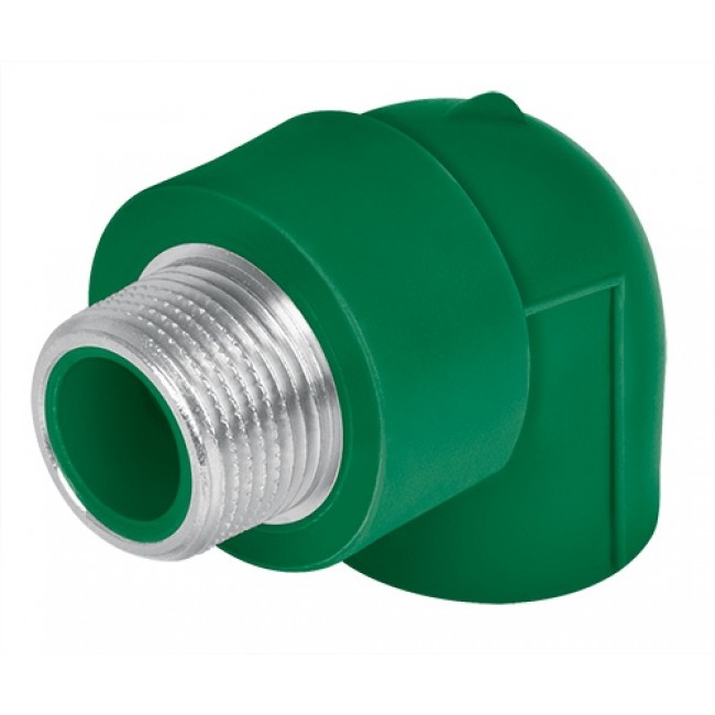 Codo 90° de PPR, 3/4', 25mm, macho - CV-512 / 49856 Codo 90° de PPR, 3/4', 25mm, macho - CV-512 / 49856