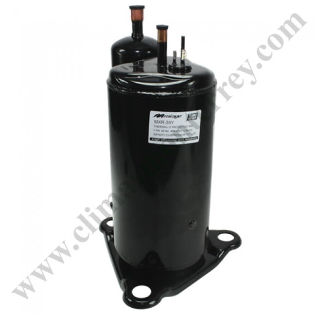 Compresor Rotativo Para MiniSplit Mirage 2Ton, 220V, BTUs 24,820, R22 QXR-36Y 6BT1 - MXR-36Y Compresor Rotativo Para MiniSplit Mirage 2Ton, 220V, BTUs 24,820, R22 QXR-36Y 6BT1 - MXR-36Y
