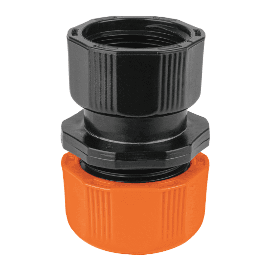 Conector 1/2' hembra de ABS con tuerca de ajuste manual 102989 Conector 1/2' hembra de ABS con tuerca de ajuste manual 102989