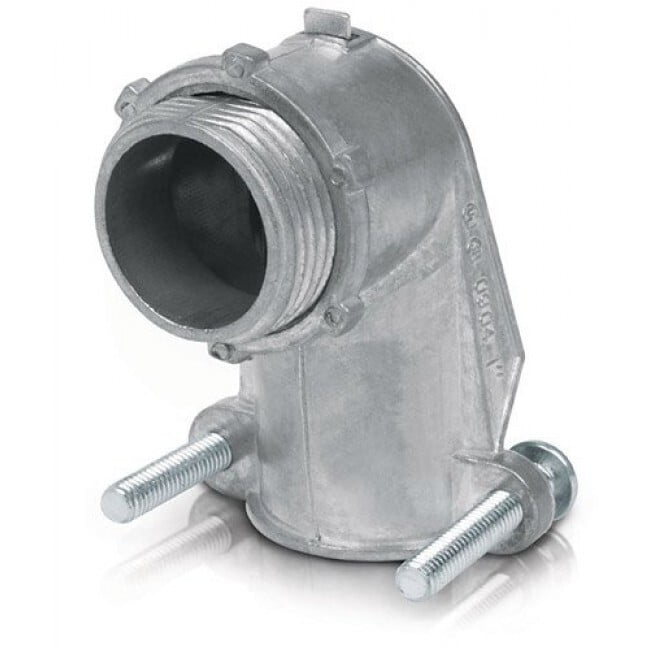 Conector tubo flexible 3/4' curvo, Volteck - CTF-3/4C / 47344 Conector tubo flexible 3/4' curvo, Volteck - CTF-3/4C / 47344