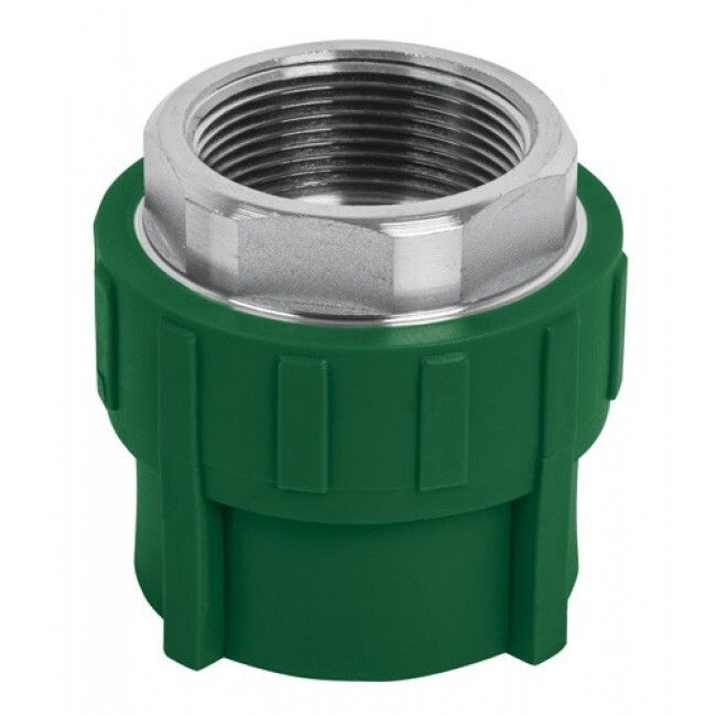 Conexión de PPR, 2', 63mm, hembra - CV-606 / 45455 Conexión de PPR, 2', 63mm, hembra - CV-606 / 45455