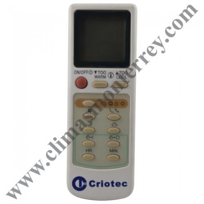 Control Remoto Criotec Para Minisplit 3 Toneladas Control Remoto Criotec Para Minisplit 3 Toneladas