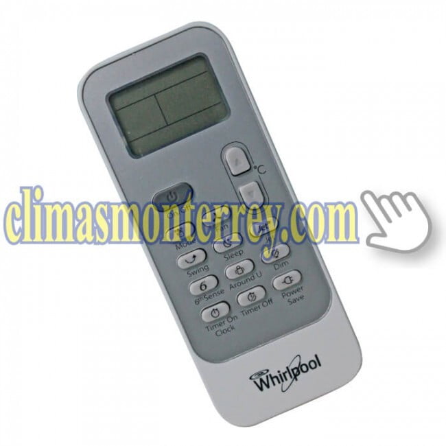 Control Remoto Para Minisplit Whirlpool - 1522682 Control Remoto Para Minisplit Whirlpool - 1522682