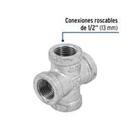 Cruz, acero galvanizado, 1/2' - CG-521 / 48743 Cruz, acero galvanizado, 1/2' - CG-521 / 48743