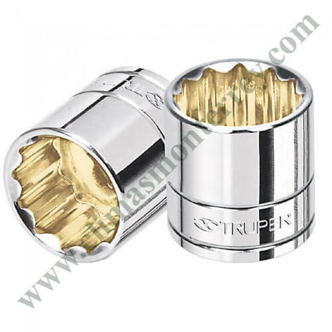 Dado de 12 puntas, cuadro 3/8' de 8mm - D-5208-M / 13628 Dado de 12 puntas, cuadro 3/8' de 8mm - D-5208-M / 13628