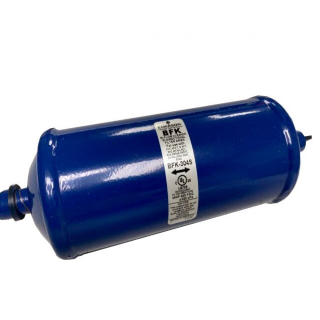 Filtro Deshidratador Bidireccional Linea De Liquido Sellado 1/2 Soldable Cap. 10 Ton. Emerson - Bfk-304S Filtro Deshidratador Bidireccional Linea De Liquido Sellado 1/2 Soldable Cap. 10 Ton. Emerson - Bfk-304S