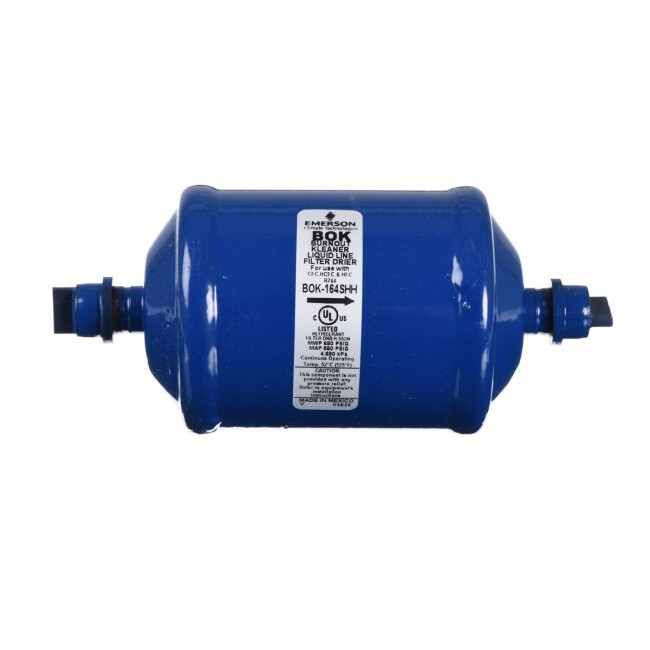 Filtro Deshidratador Linea De Liquido Sellado 1/4 Soldable Cap. 10 Ton Emerson - Bok-164Shh Filtro Deshidratador Linea De Liquido Sellado 1/4 Soldable Cap. 10 Ton Emerson - Bok-164Shh