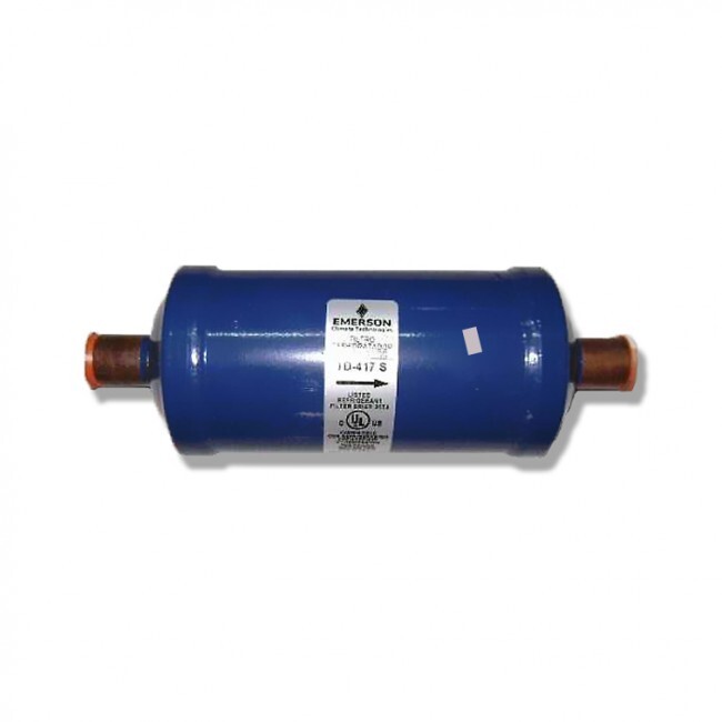 Filtro Deshidratador Linea De Liquido Sellado 7/8 Soldable Cap. 10 Ton. Emerson - Td-417S Filtro Deshidratador Linea De Liquido Sellado 7/8 Soldable Cap. 10 Ton. Emerson - Td-417S