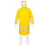 Gabardina impermeable con reflejante, talla chica, PVC - IM-REF-S / 17721 Gabardina impermeable con reflejante, talla chica, PVC - IM-REF-S / 17721