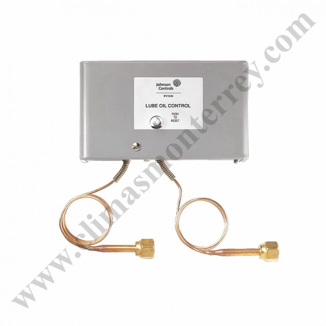 Johnson Controls, Serie Lube Control, Corte de Presión de Aceite, Tiempo Dalay, Tuerca Flare de 1/4 pulgadas - P45NCA-12C Johnson Controls, Serie Lube Control, Corte de Presión de Aceite, Tiempo Dalay, Tuerca Flare de 1/4 pulgadas - P45NCA-12C