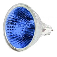 Lámpara de halógeno MR16, 50 W, azul, Volteck - JR-50Z / 47249 Lámpara de halógeno MR16, 50 W, azul, Volteck - JR-50Z / 47249
