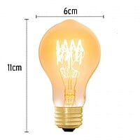Lámpara incandescente vintage, 40W, bombilla - FIV-40B / 47103 Lámpara incandescente vintage, 40W, bombilla - FIV-40B / 47103