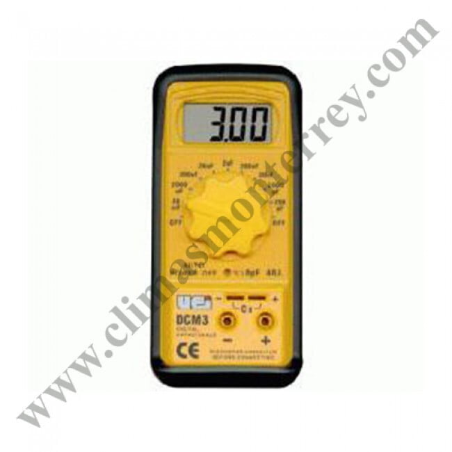 Medidor Digital De Capacitancia 9 Rangos 200Pf Hasta 20Mf - Dcm3 Medidor Digital De Capacitancia 9 Rangos 200Pf Hasta 20Mf - Dcm3