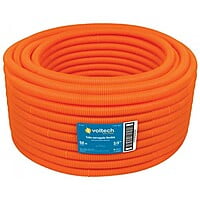 Metro de poliducto 1/2' corrugado flex. c/guía, rollo 100 m - PF-1/2G / 45016 Metro de poliducto 1/2' corrugado flex. c/guía, rollo 100 m - PF-1/2G / 45016