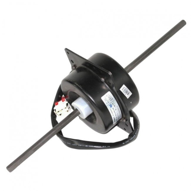 Motor Doble Flecha Para Ventana, 1.5 Toneladas 208-230V, 60Hz, 120W, 0.96A, Capacitor 6Mf 370V Motor Doble Flecha Para Ventana, 1.5 Toneladas 208-230V, 60Hz, 120W, 0.96A, Capacitor 6Mf 370V