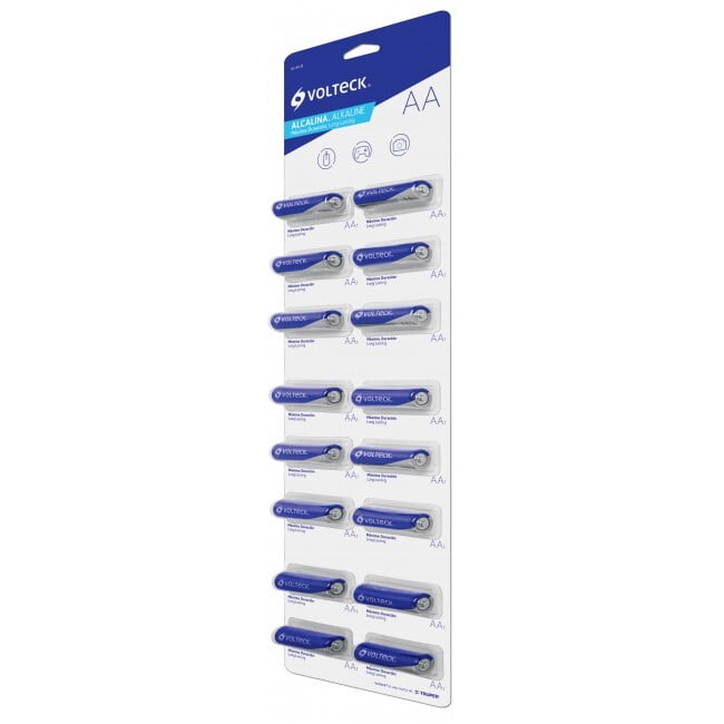 Pila alcalina AA, despachador con 16 piezas - AL-AA-D / 46012 Pila alcalina AA, despachador con 16 piezas - AL-AA-D / 46012