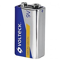 Pila zinc-carbón 9v, blister, Volteck - ZI-9V / 46312 Pila zinc-carbón 9v, blister, Volteck - ZI-9V / 46312