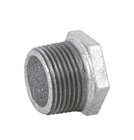 Reducción bushing, acero galvanizado, 1'x1/2' - CG-232 / 47504 Reducción bushing, acero galvanizado, 1'x1/2' - CG-232 / 47504