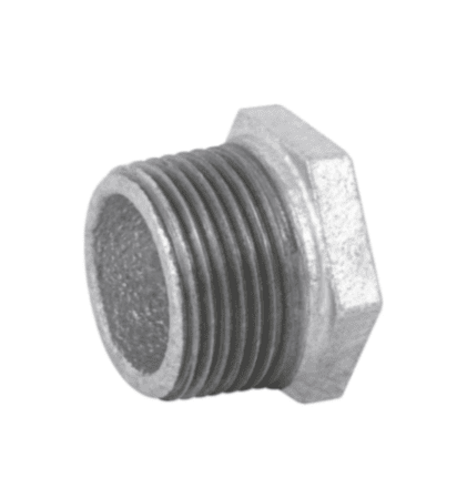 Reducción bushing, acero galvanizado, 1'x1/2' - CG-232 / 47504 Reducción bushing, acero galvanizado, 1'x1/2' - CG-232 / 47504