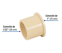 Reducción Bushing CPVC 1-1/2' x 1' - CPVC-239 / 48943 Reducción Bushing CPVC 1-1/2' x 1' - CPVC-239 / 48943