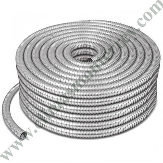 Rollo de 50 m de tubo flexible metálico de 3/4', Volteck - TF-3/4 / 46901 Rollo de 50 m de tubo flexible metálico de 3/4', Volteck - TF-3/4 / 46901
