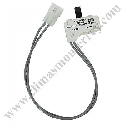 Switch Para Tapa De Secadora, 1/3Hp, 11A, 120-240V, 50/60Hz - 3406108