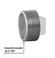 Tapón macho, acero galvanizado, 2' - CG-316 / 48785 Tapón macho, acero galvanizado, 2' - CG-316 / 48785