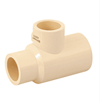 Tee reducida de CPVC, 3/4' x 1/2' x 1/2' - CPVC-723 / 45073 Tee reducida de CPVC, 3/4' x 1/2' x 1/2' - CPVC-723 / 45073