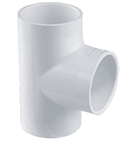 Tee sencilla de PVC, 1-1/4' - PVC-764 / 45532 Tee sencilla de PVC, 1-1/4' - PVC-764 / 45532