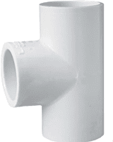 Tee sencilla de PVC, 1-1/4' - PVC-764 / 45532 Tee sencilla de PVC, 1-1/4' - PVC-764 / 45532
