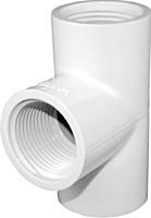 Tee sencilla de PVC, 1-1/4' - PVC-764 / 45532 Tee sencilla de PVC, 1-1/4' - PVC-764 / 45532