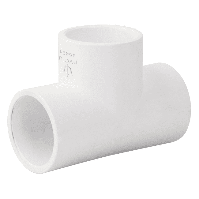 Tee sencilla de PVC, 1-1/4' - PVC-764 / 45532 Tee sencilla de PVC, 1-1/4' - PVC-764 / 45532