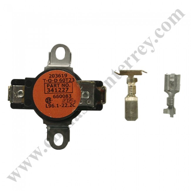 Termostato Para Secadora, High Limit 205Of (96Oc), L2505-40F, Alterno 341227 - 279048 Termostato Para Secadora, High Limit 205Of (96Oc), L2505-40F, Alterno 341227 - 279048