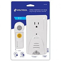 Timbre inalámbrico con receptor para enchufar, 1 tono - TIMI-100C / 46631 Timbre inalámbrico con receptor para enchufar, 1 tono - TIMI-100C / 46631