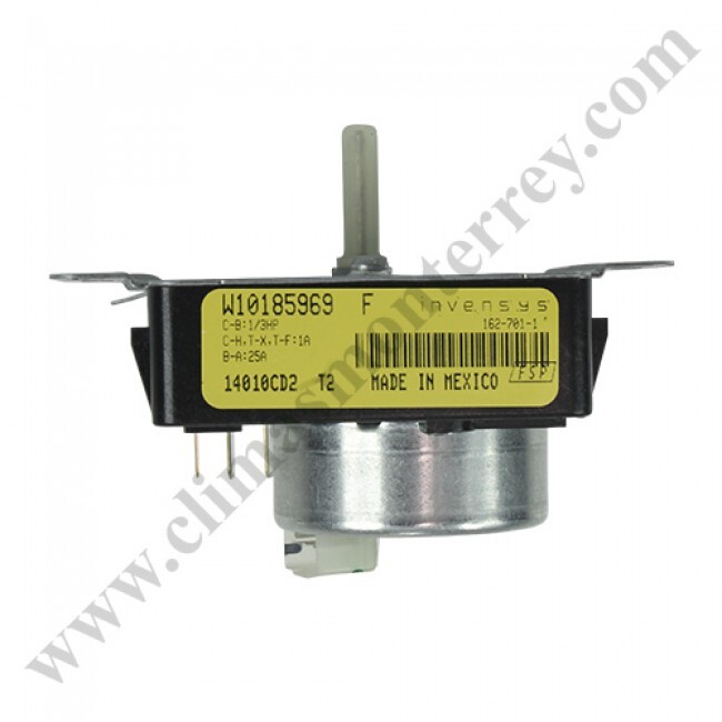 Timer De 4 Ciclos Para Secadora, 1/3Hp, 125/250V, 50/60Hz / 25A, 125/250V, 50/60Hz / 1A, 125/250V, 50/60Hz - W10185969 Timer De 4 Ciclos Para Secadora, 1/3Hp, 125/250V, 50/60Hz / 25A, 125/250V, 50/60Hz / 1A, 125/250V, 50/60Hz - W10185969