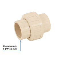 Tuerca unión lisa de CPVC 1-1/2' - CPVC-975 / 48951 Tuerca unión lisa de CPVC 1-1/2' - CPVC-975 / 48951