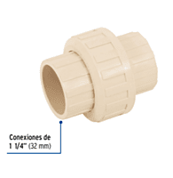 Tuerca unión lisa de CPVC 1-1/4' - CPVC-974 / 48950 Tuerca unión lisa de CPVC 1-1/4' - CPVC-974 / 48950