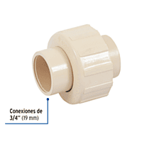 Tuerca unión lisa de CPVC, 3/4' - CPVC-972 / 45056 Tuerca unión lisa de CPVC, 3/4' - CPVC-972 / 45056