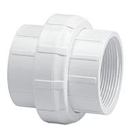 Tuerca unión lisa de PVC, 1-1/4' - PVC-974 / 45542 Tuerca unión lisa de PVC, 1-1/4' - PVC-974 / 45542