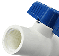 Válvula esfera de pvc, 2', roscable - PVC-ES-2R / 49155 Válvula esfera de pvc, 2', roscable - PVC-ES-2R / 49155