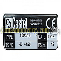 Valvula Bola 1-5/8 Sin Acceso Castel - 6590/13 Valvula Bola 1-5/8 Sin Acceso Castel - 6590/13