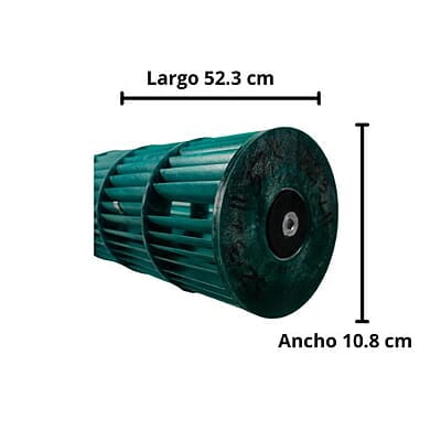 Turbina Para Minisplit Mirage 2 3Ton Largo 52.3Cm Ancho 10.8Cm Opresor Interno - 10352040