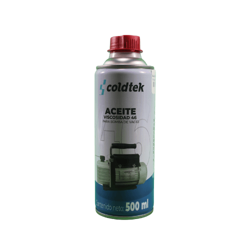 Aceite Mineral para Bomba de Vacio Viscosidad 46, presentación 500 ml