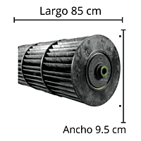 Turbina Para Minisplit Lg Mod Lsr242Cbg Largo 85 cm Ancho 9.5 cm Opresor Interno - 5901A20008C