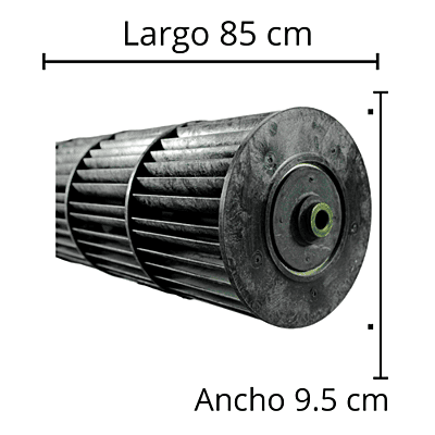 Turbina Para Minisplit Lg Mod Lsr242Cbg Largo 85 cm Ancho 9.5 cm Opresor Interno - 5901A20008C