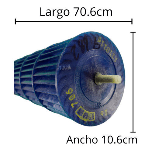 Turbina Evaporador Mirage, Largo 70.6 cm Ancho 10.6 cm Opresor Externo 810822896