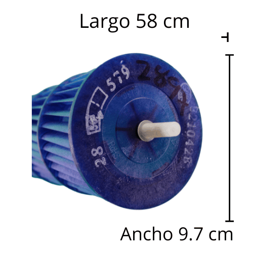 Turbina Evaporador Mirage Largo 58 cm Ancho 9.7 cm Opresor Externo - 810822897