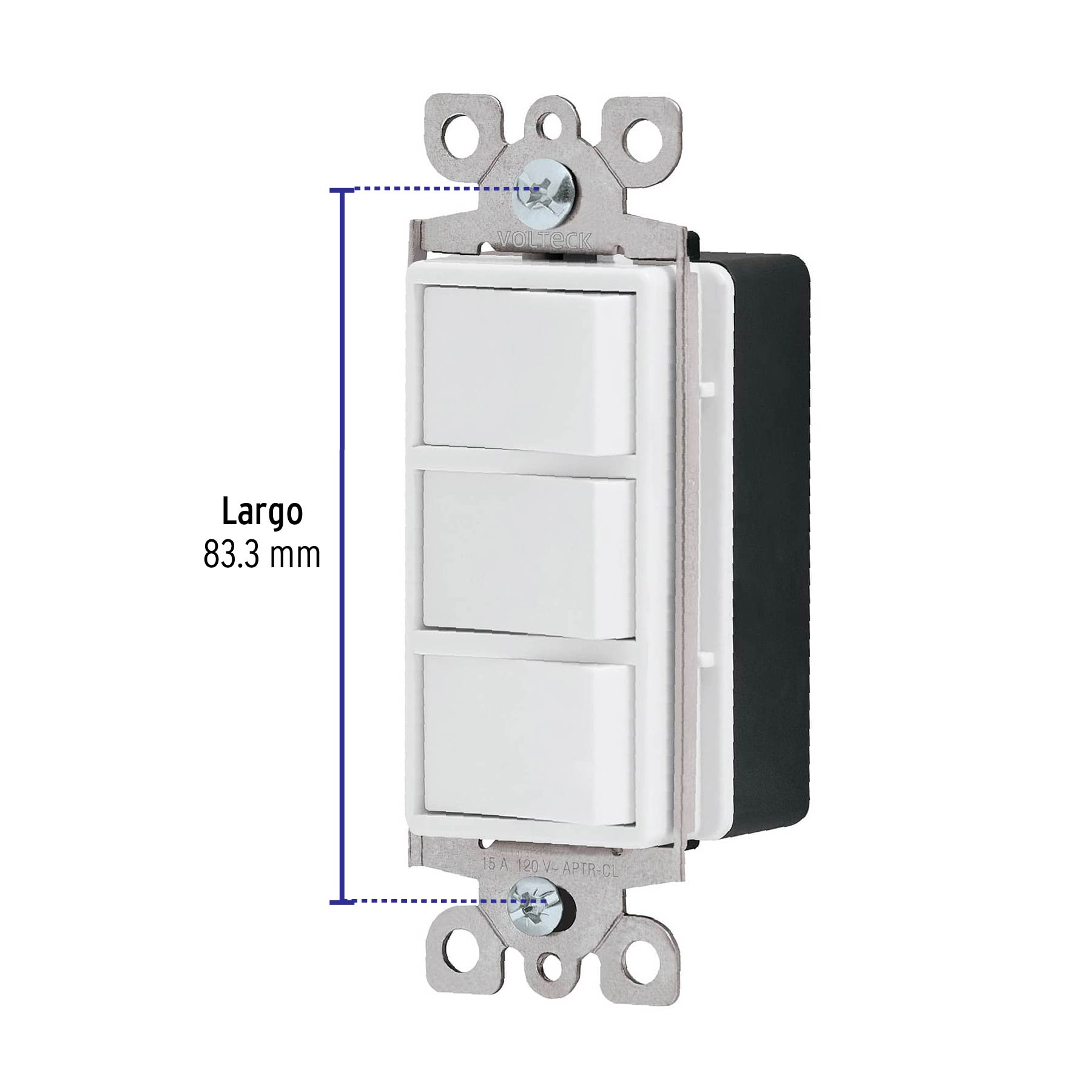 Interruptor triple, línea Classic - APTR-CL / 46007